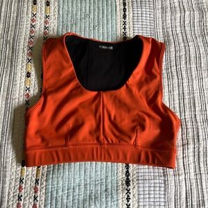 Oiselle Flyout Bra orange size 8